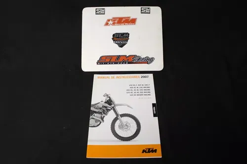 KTM SPANISH OEM OWNERS MANUAL 2007 250 XC-F XCF-W EXC-F, 400 450 425 XC XC-W EXC
