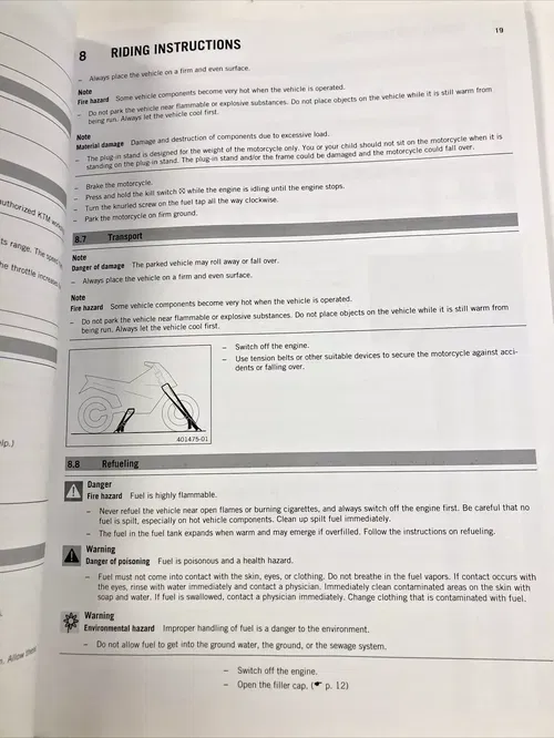 2014 KTM 50 SX/SX MINI OWNERS MANUAL 3213027