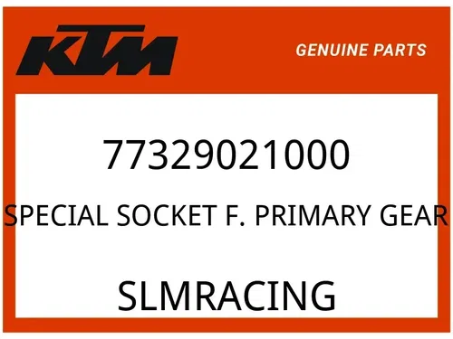 KTM OEM Part 77329021000 SPECIAL SOCKET F. PRIMARY GEAR