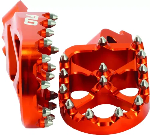 FLO MOTORSPORTS FPEG-795ORG Pro Series Foot Pegs