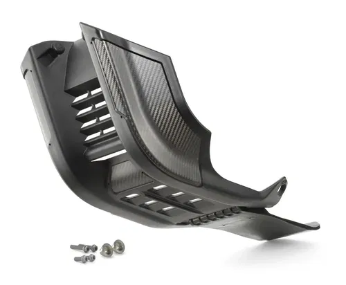 KTM A46003990544 Factory Skid Plate with Linkage Protections