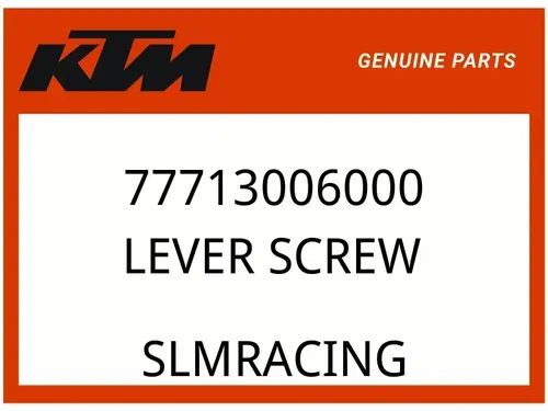 KTM OEM Part 77713006000 LEVER SCREW