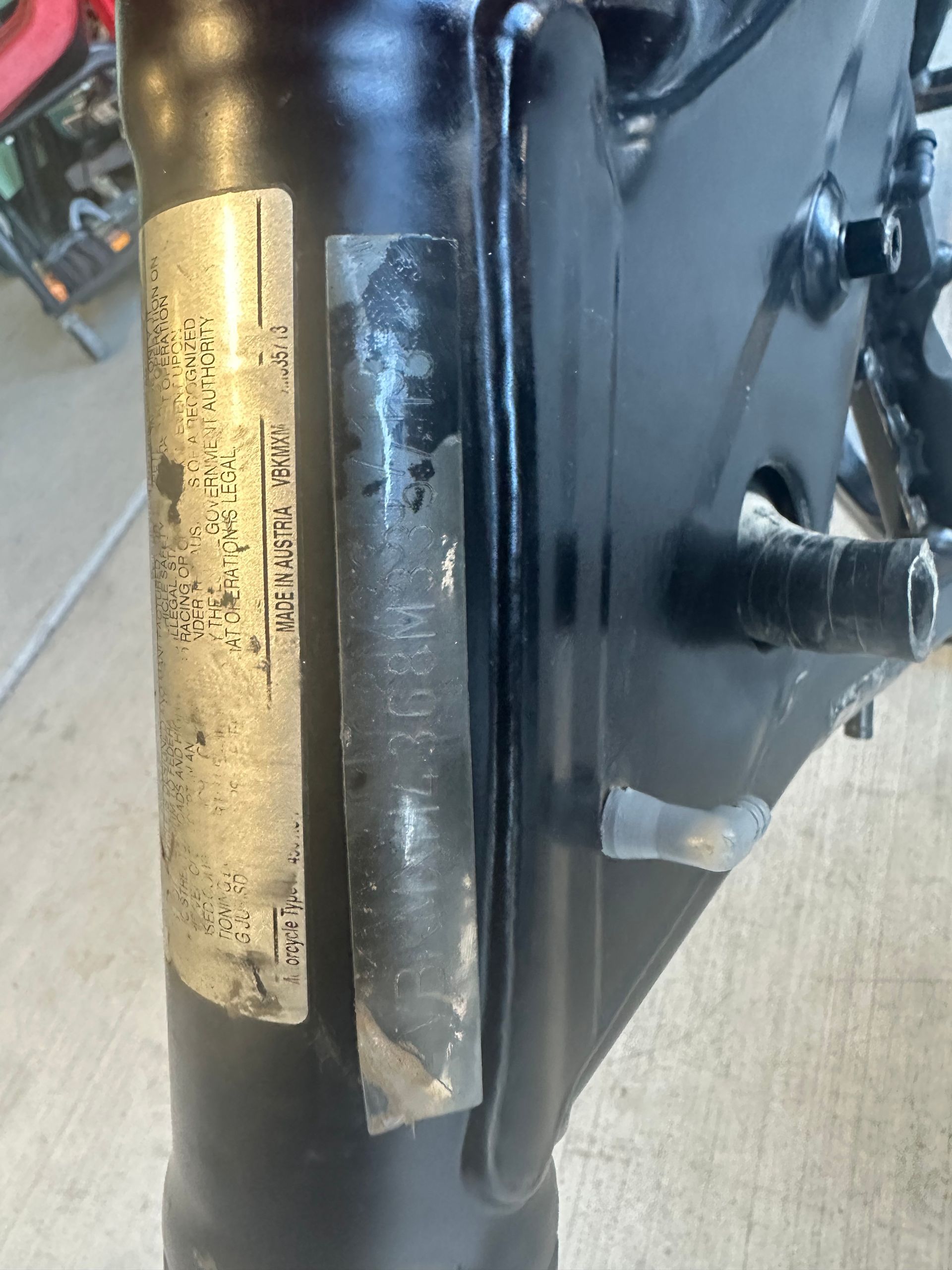 FRAME 2008 KTM 450 XC-F 