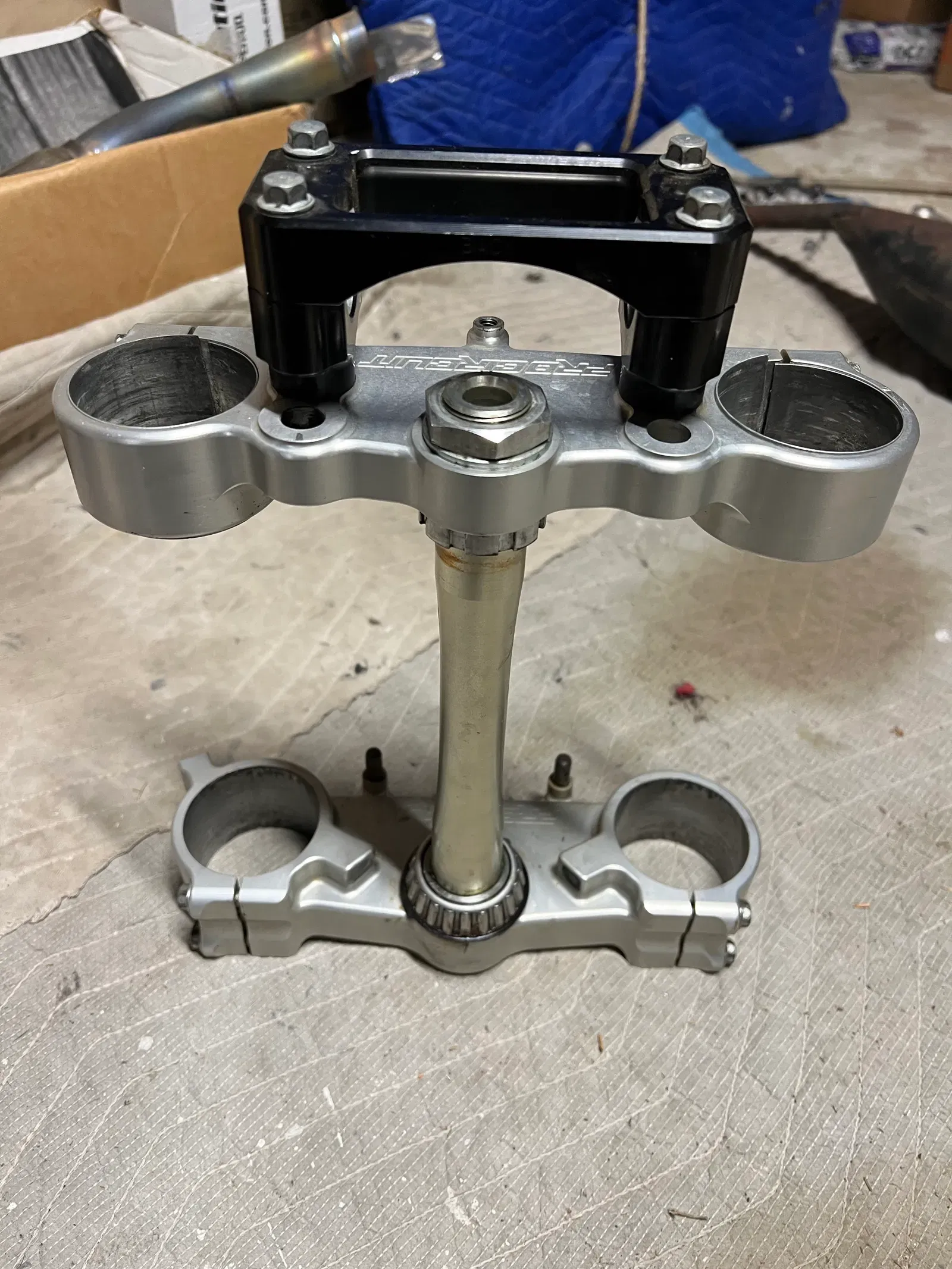 メル59252 Pro Series 43mm Fork Boots Blue W/ Clamps Kawasaki KX 125