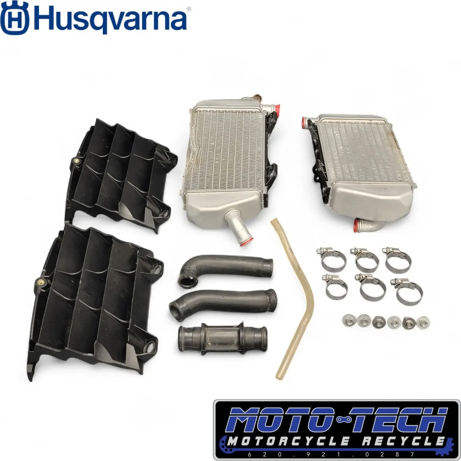 🔥2023 HUSQVARNA TC 85 LEFT & RIGHT RADIATOR 🏁 HOSES LOUVER 85SX MC85 290🔥