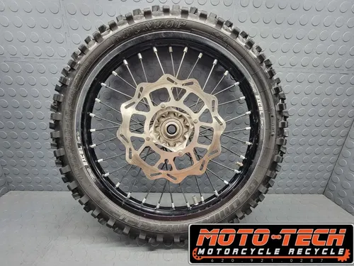 🔥 2019 KTM 85SX 17" FRONT WHEEL ✅ BRAKE ROTOR 🏁 HUB RIM  85 SX TC MC (271) 🔥