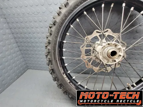 🔥 2019 KTM 85SX 17" FRONT WHEEL ✅ BRAKE ROTOR 🏁 HUB RIM  85 SX TC MC (271) 🔥