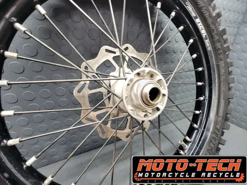 🔥 2019 KTM 85SX 17" FRONT WHEEL ✅ BRAKE ROTOR 🏁 HUB RIM  85 SX TC MC (271) 🔥