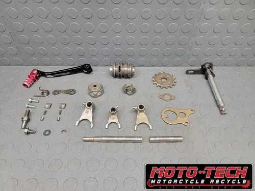 🔥2003 HONDA CR85RB TRANSMISSION ✅ FORKS DRUM SHIFTER 🏁 GEAR TRANS CR85R  265🔥