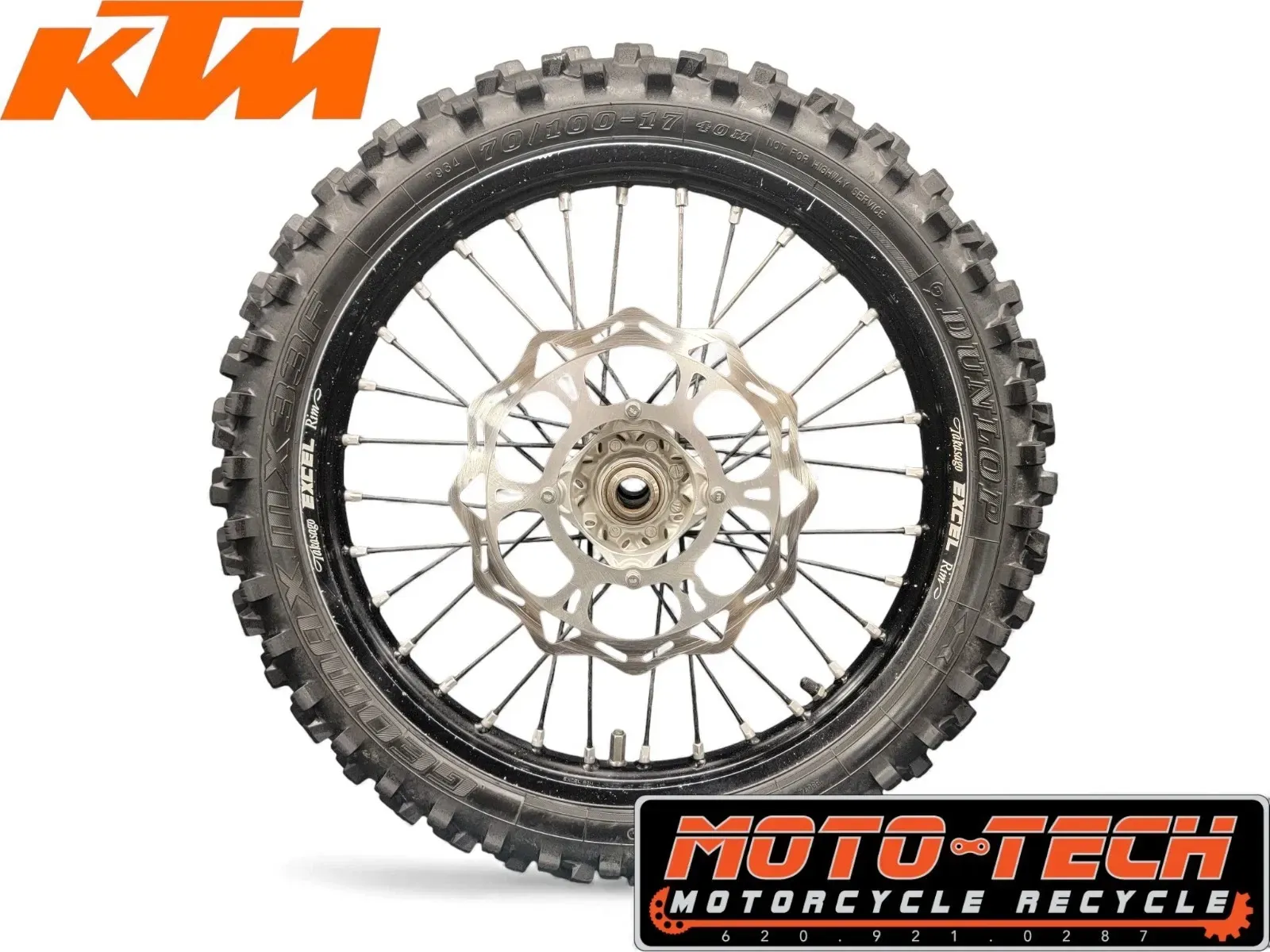 🔥2024 KTM 85SX  17"  EXCEL FRONT WHEEL  🏁 HUB RIM MC85 TC85  85 SX TC MC 289🔥