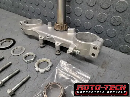 🔥2007 HONDA CR85RB OEM STEERING STEM TRIPLE CLAMP ✅  3219-GBF-K40  85RB  272 🔥