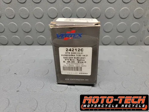 🔥2024 KTM 85SX  *NEW*  VERTEX PISTON 🏁 24212C  ✅  2018-2024 85 SX TC MC 289🔥