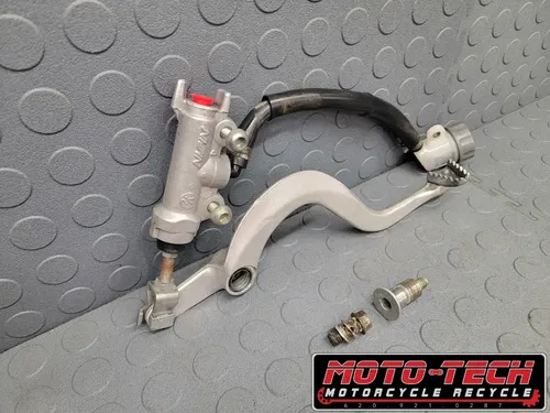 🔥 2007 HONDA CR85RB OEM REAR BRAKE MASTER CYLINDER 🏁 PEDAL  CR 85R 265🔥