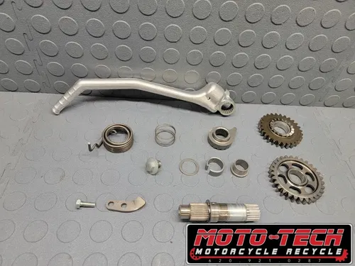 🔥2004 HONDA CR250R OEM KICKSTART KIT ✅ SPINDLE SHAFT GEAR  28251-KZ3-690 291🔥