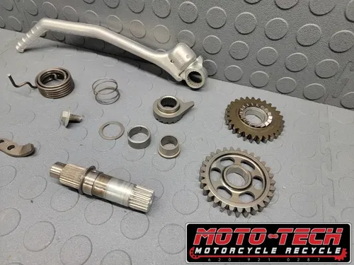 🔥2004 HONDA CR250R OEM KICKSTART KIT ✅ SPINDLE SHAFT GEAR  28251-KZ3-690 291🔥