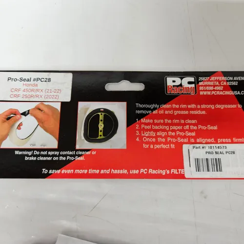 PC Racing Pro Seal Air Filter Gasket