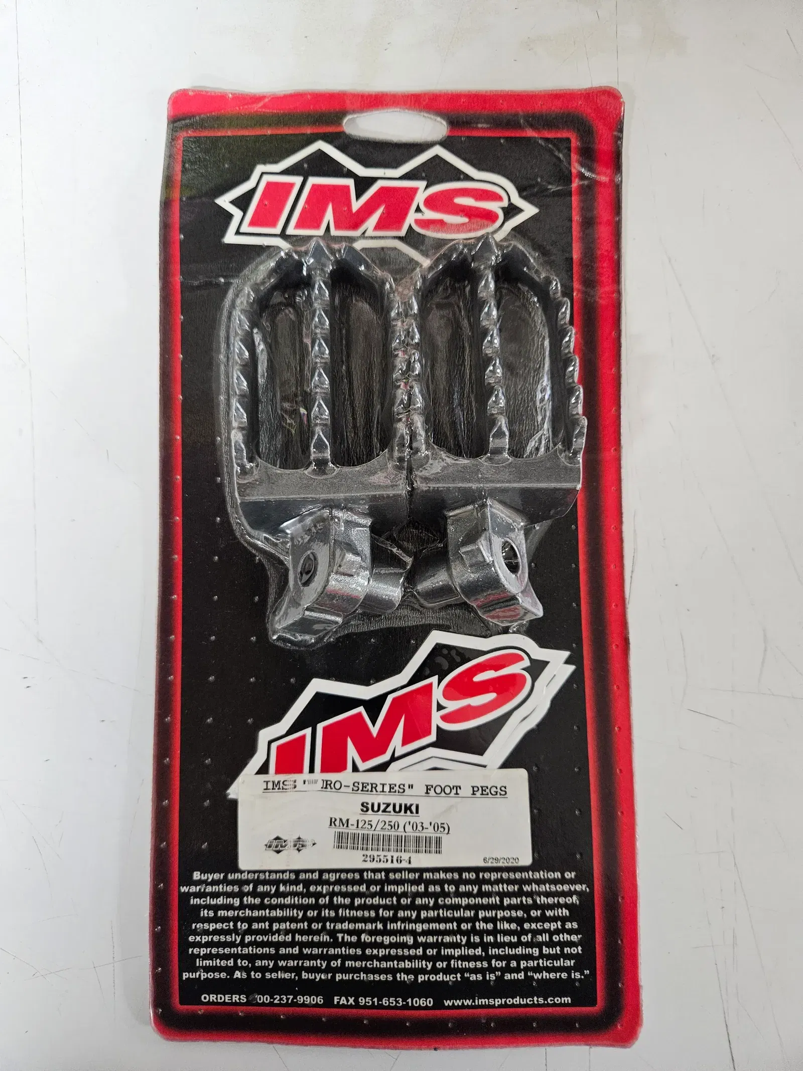 IMS Pro-Series Foot Pegs For 2007 RM125 and 2007 RM250 | MX Locker