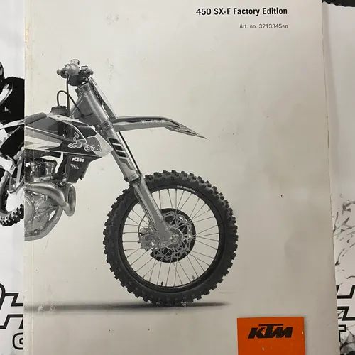 KTM 2016 450SX-F Factory Edition Owner's Manual