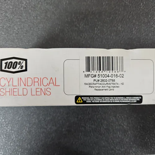 100% Cylindrical Shield Lens (1st Gen) HD Persimmon Lens Color