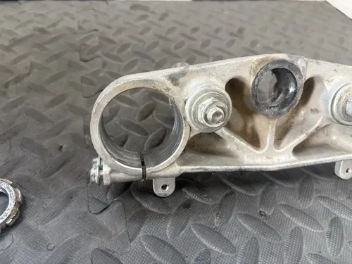 2008 08 Honda CRF450R CRF450 Triple Tree Upper Lower Bar Fork Clamp Steering