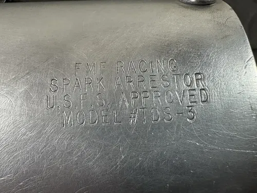 2000-2001 YAMAHA YZ125 YZ 125 FMF TURBINE CORE 2 EXHUAST PIPE SILENCER MUFFLER