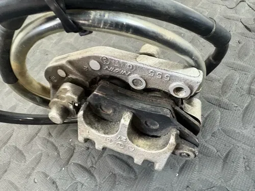 2007 07-10 RMZ250 OEM Front Brake System Caliper Holder Bracket Pads Line
