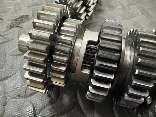 08-09 2009 CRF250R CRF 250R OEM Transmission Main Counter Axle Shaft Gears Gear