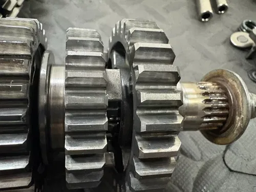 08-09 2009 CRF250R CRF 250R OEM Transmission Main Counter Axle Shaft Gears Gear