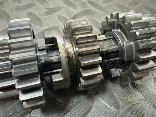 08-09 2009 CRF250R CRF 250R OEM Transmission Main Counter Axle Shaft Gears Gear