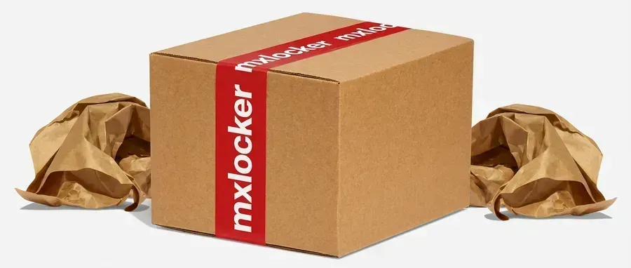 MX Locker prepaid shipping box