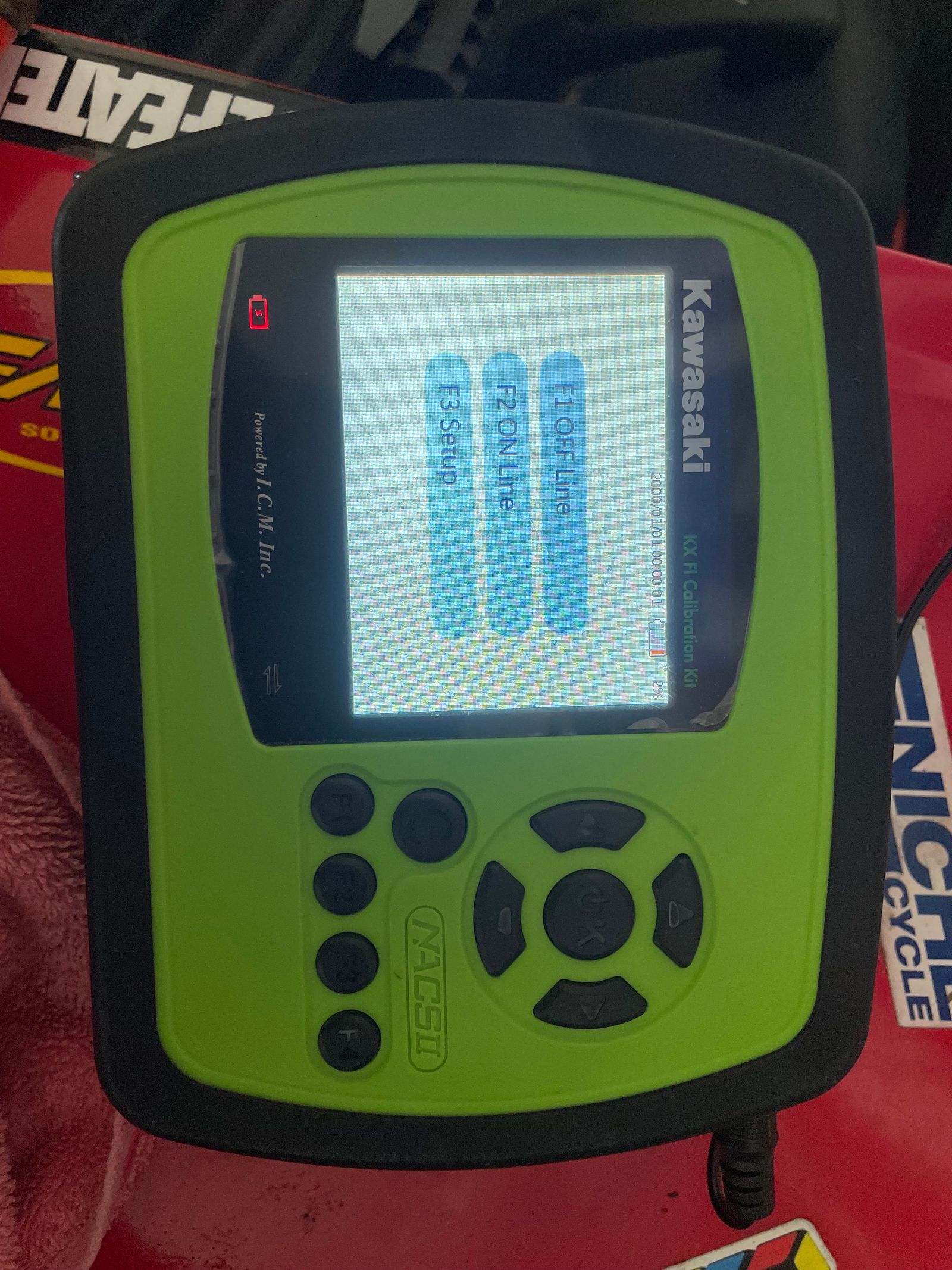 Kawasaki OEM KX FI Handheld Calibration Kit 99999-0615 Map