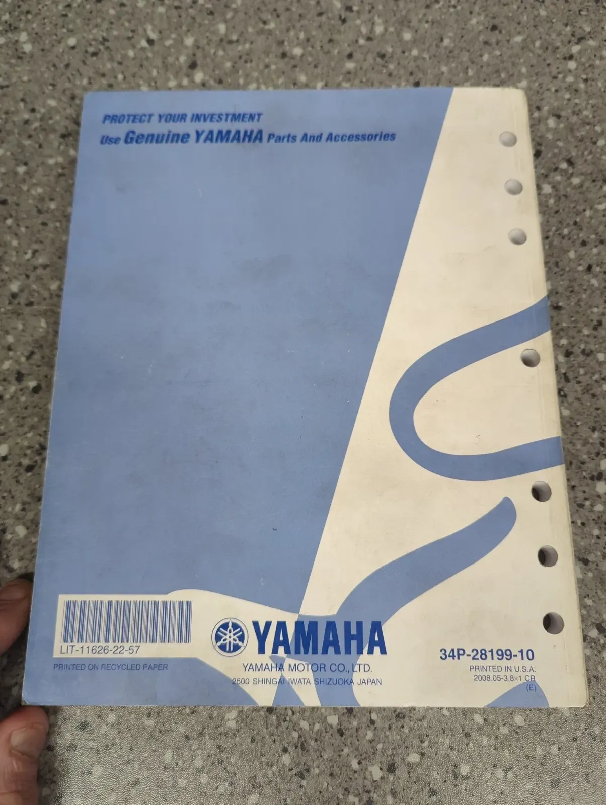 2009 YAMAHA YZ450 OWNERS SERVICE MANUAL GENUINE OEM/ PART# LIT-11626-22-57 #2
