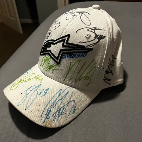 Alpinestar Hat Signed By Various Riders