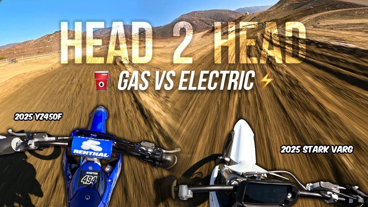 Electric VS Gas Dirt Bikes BATTLE!!