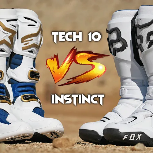 Motocross Boot Comparison: Alpinestars Tech 10 vs. Fox Racing Instinct