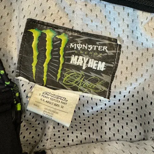 O'Neal Monster Energy Tim Ferry Replica Pants