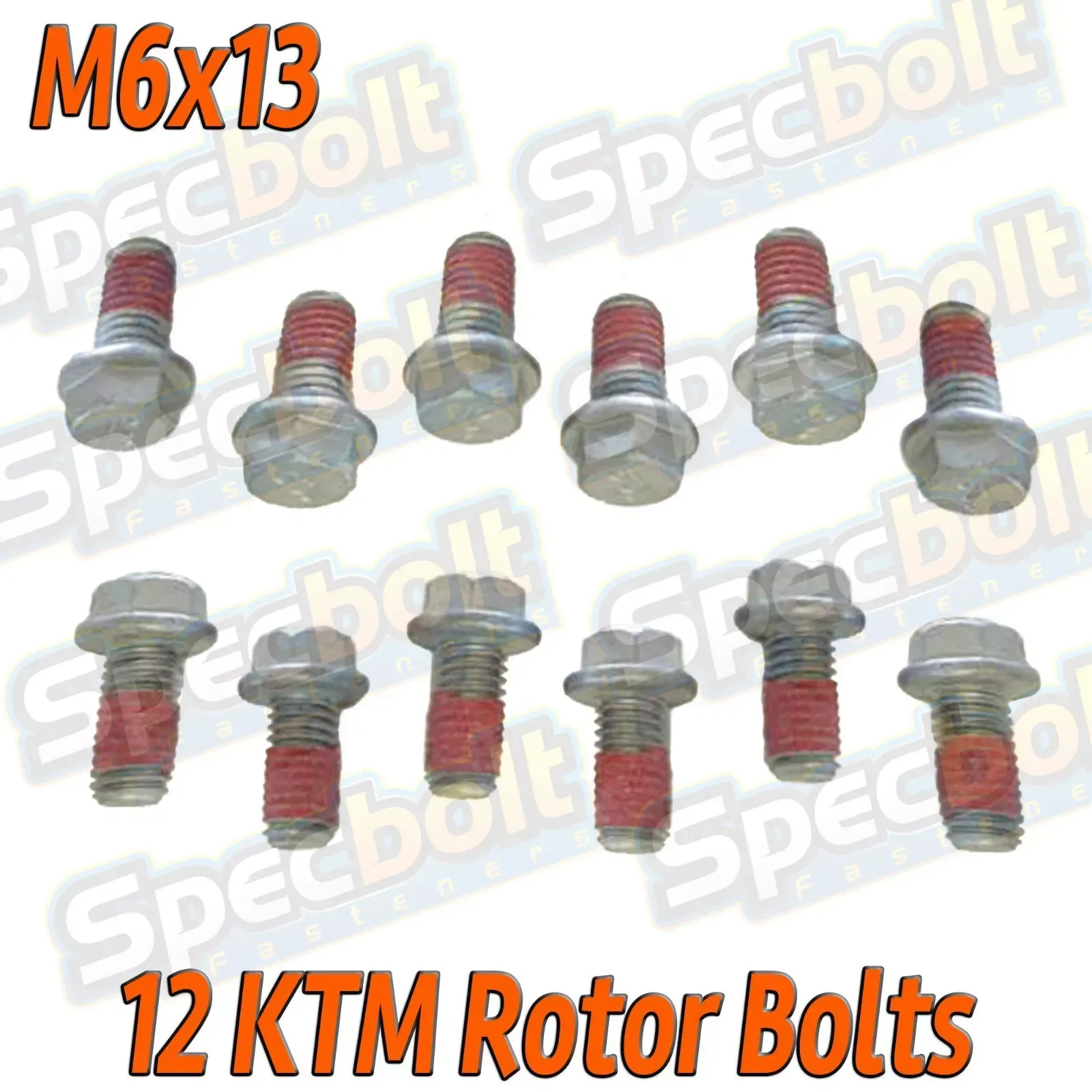 12PC BRAKE ROTOR BOLT KIT FIT KTM SX EXC XC XC-W SXF 125 200 250 300 350 450 500