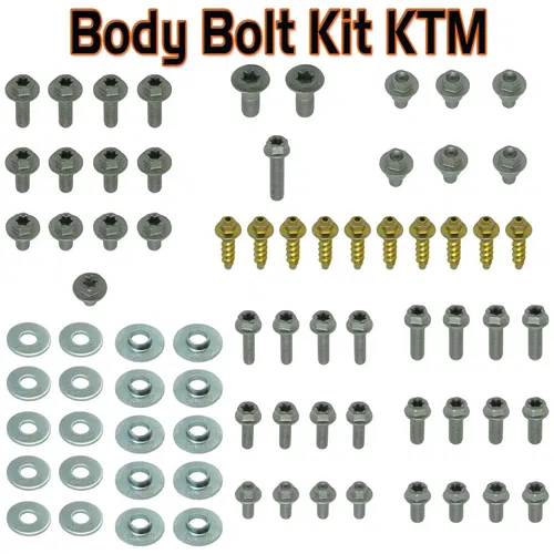 Body Bolt Kit fits KTM plastics fender fork guards 125 250 300 350 450 520