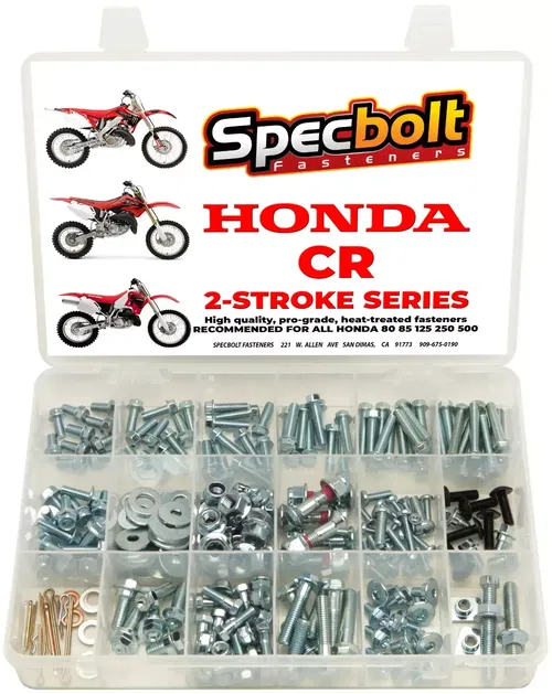 SPECBOLT Honda Factory CR Bolt Kit 80 85 125 250 500 CR125 CR250 CR500