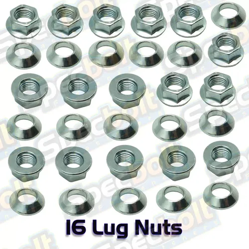 16 Specbolt ATV Lug Nut Kit Honda Utility Foreman Rubicon Fourtrax Rincon 4x4