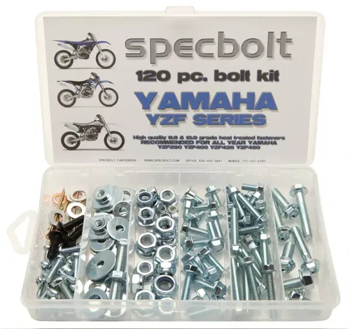120pc Bolt Kit Yamaha YZF 450 250 400 426 plastics engine frame exhaust body