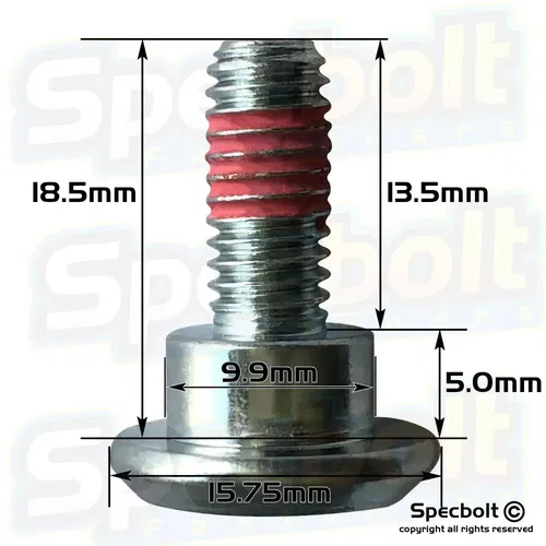 M6 SPECBOLT BRAKE ROTOR BOLT 1pc Match Honda # 90105-GC4-600 TRX250R FourTrax CR