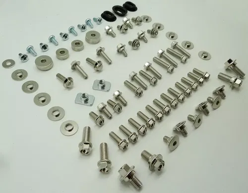 Nickel Wurks Show Body Bolt Kit Honda CR plastics fender seat 80 85 125 250 500
