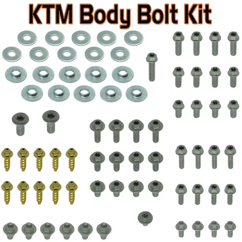 Spec Body Bolt Kit for KTM EXC MXC plastic fender shroud 125 250 300 350 450 525