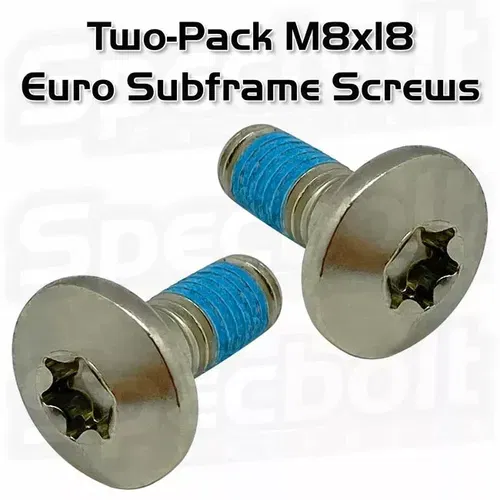 Pair of Specbolt Nickel Wurks Subframe Bolts fits KTM & Husqvarna M8X18 Torx