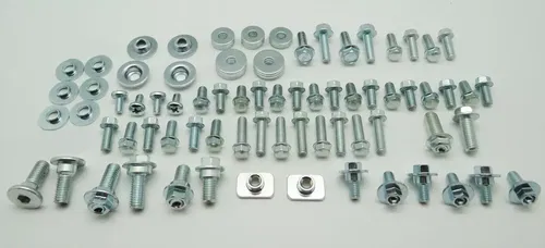 BODY BOLT KIT KAWASAKI KX 60 65 80 85 125 250 500 PLASTICS F&R FENDERS SEAT