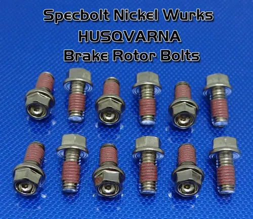 HUSQVARNA NICKEL 12PC BRAKE ROTOR BOLT FC250 FC450 FE250 FE350 FE450 FE501 TE300