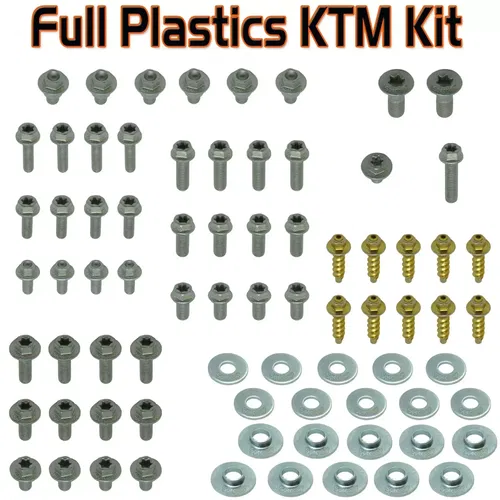 Body Bolt Kit fit KTM EXC plastics fender fork guard 125 250 300 350 450 500 520