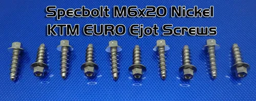Specbolt Nickel Wurks Bolt Kit Fits KTM SXF EXC-F XC XC-W SX-F Titanium Look