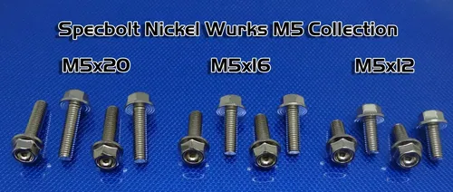 Specbolt Nickel Wurks Bolt Kit Fits KTM SXF EXC-F XC XC-W SX-F Titanium Look